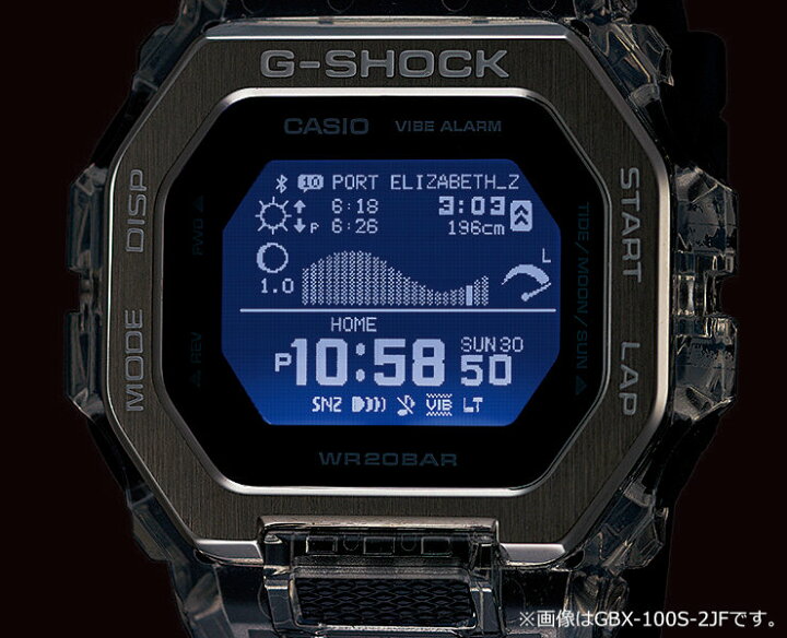 楽天市場】G-SHOCK Gショック G-LIDE GBX-100S-2JF ネイビー＆クリア  