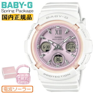 �J�V�I �x�r�[G �d�g �\�[���[ ���� �X�v�����O�p�b�P�[�W BGA-2800SP-7A1JR �z���C�g �� �s���N �|�[�`�^�p�b�P�[�W CASIO BABY-G Spring Package �A�i���O �� �f�W�^�� �R���r�l�[�V���� ���E���h �� ��