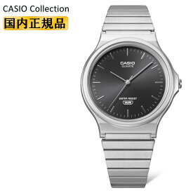CASIO Collection カシオ コレクション MQ-24DA-1AJF ブラックダイアル メタルバンド シンプルな3針アナログ 黒 銀色 メンズ レディース 男女兼用 ユニセックス 腕時計（MQ24DA1AJF） [在庫あり]
