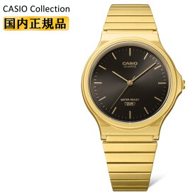 CASIO Collection カシオ コレクション MQ-24GA-1AJF ゴールド メタルバンド シンプルな3針アナログ 金色 メンズ レディース 男女兼用 ユニセックス 腕時計（MQ24GA1AJF） [在庫あり]