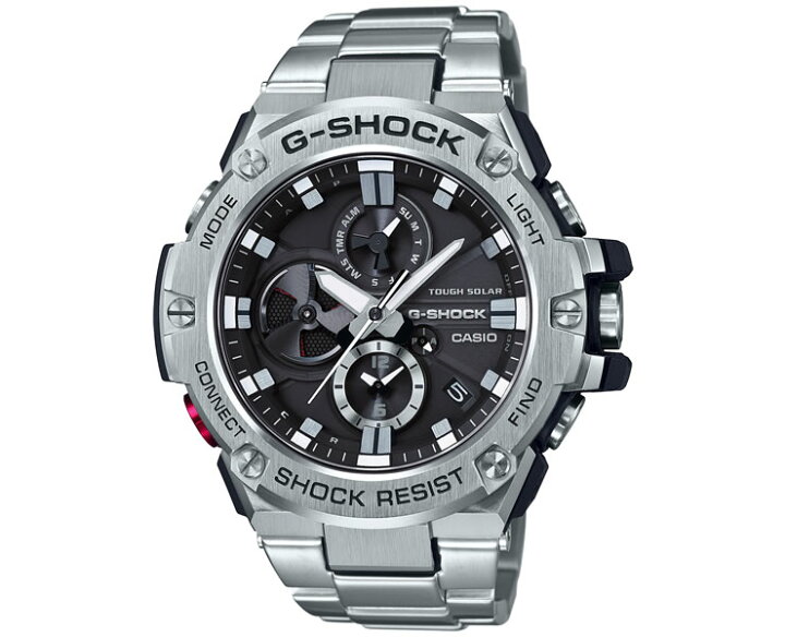 楽天市場】G-SHOCK ソーラー スマートフォンリンク G-STEEL GST-B100D 