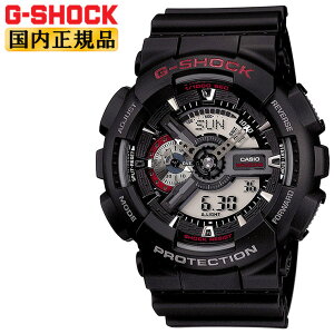 G-SHOCK G�V���b�N GA-110-1AJF ���ԃf�U�C�� CASIO casio �f�W�^�����A�i���O �R���r�l�[�V���� �r�b�O�P�[�X �u���b�N �� �����Y �r���v [�݌ɂ���]