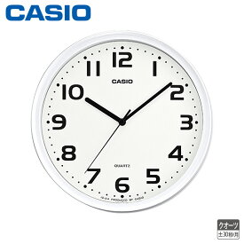 カシオ 掛 時計 IQ-24-7JF スタンダード シンプル CASIO クロック 【お取り寄せ】