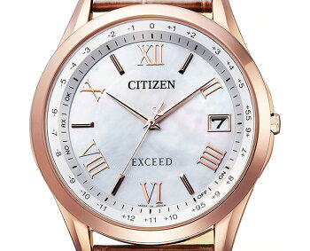 楽天市場 シチズン エクシード 電波 ソーラー Cb1112 07w Citzen Eco Drive エコドライブ 電波時計 白蝶貝文字板 レザーバンド メンズ 腕時計 時計 ブランド専門店 アイゲット