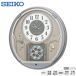 メロディ 掛 時計 AM401S トリプルセレクション 回転飾り 自動鳴り止め セイコー SEIKO クオーツ 【お取り寄せ】