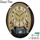 ディズニー Disney セイコー SEIKO FW579B 電波 からくり 時計 メロディ おやすみ秒針 スイープ 飾り振子 自動鳴止め ミッキー ミニー …