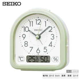 めざまし 時計 KR522M セイコー SEIKO ライト 電子音 温度 湿度 スイープ クオーツ クロック 【お取り寄せ】