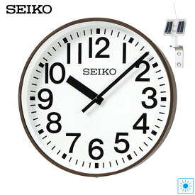 システムクロック QFC-503S セイコークロック SEIKO ソーラー式 アナログ時計 ポリカーポネート 【お取り寄せ】