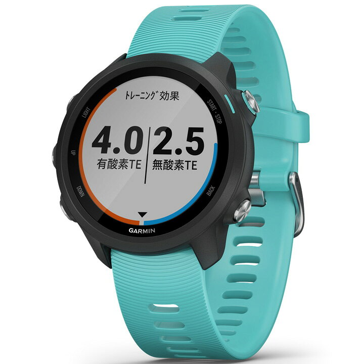 GPSランニングウォッチ ガーミン GARMIN 245 Music Black/Aqua (010-02120-72) スポーツ 運動 ダイエット ウォーキング 血中酸素トラッキング 心拍計 睡眠計 音楽再生 腕時計 【あす楽】 : 時計 ...