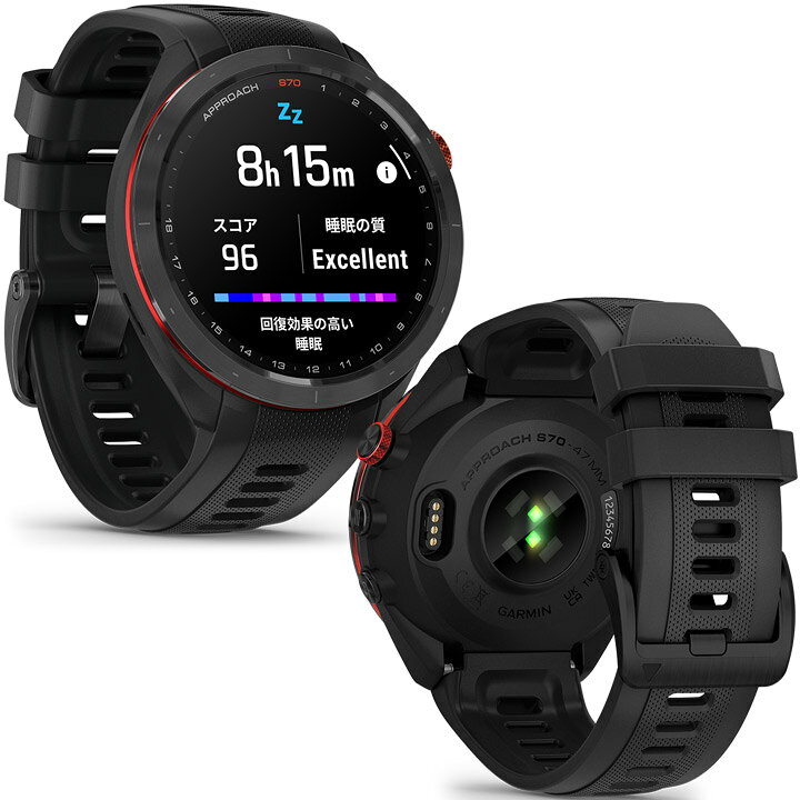 楽天市場】ゴルフウォッチ ガーミン GARMIN Approach S70 47mm Black 