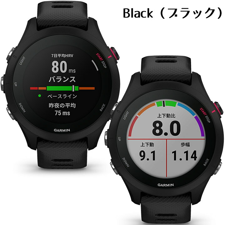 アルペングループ店ガーミン Forerunner 255 Whitestone Music機能 Music 時計 GPS ランニングウォッチ