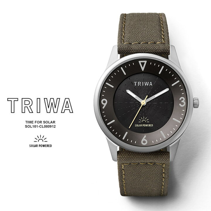 楽天市場】TRIWA トリワ TIME FOR SOLAR タイム ソーラー SOL101 