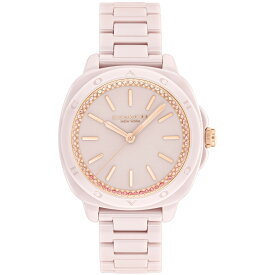 コーチ 腕時計 女性 レディース 【安心の正規品・保証5年・紙袋付き・ベルト調節無料】 COACH KITT 34MM CERAMIC キット 選べる4色 アレルギー対応のセラミック素材 【在庫あり】【クリスマス 誕生日 お祝い プレゼント ギフト】