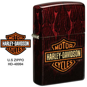 Harley Davidson �n�[���[ �_�r�b�h�\�� Zippo �W�b�|�[ ZIPPO Harley-Davidson USA U.S HD-48994 �S�ʘA�� �v�����g���H ���C�^�[ �y�����񂹁z