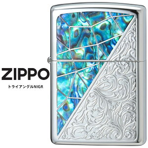 Zippo �W�b�|�[ ZIPPO �g���C�A���O�� NIGR �G�b�`���O �V�F�� �I�C�� ���C�^�[ �y�����񂹁z