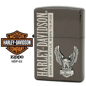 Harley Davidson �n�[���[ �_�r�b�h�\�� Zippo �W�b�|�[ ZIPPO Harley-Davidson HDP-53 �u���b�N�C�I�� �j�b�P�����b�L �V���o�[�C�u�V���^�� ���C�^�[ �y�����񂹁z