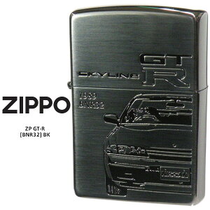 ���胂�f�� Zippo SKYLINE GT-R �X�J�C���C�� BNR32 BK R32�^ 8��� ���Y NISSAN �u���b�N �I�C�� ���C�^�[ �y�����񂹁z