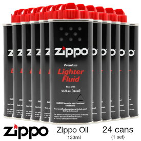 送料無料 Zippo ジッポー ZIPPO オイル 133ml 小 小缶 4.5fl Lighter Fluid オイル缶 3141J ライター 24缶 24個 【お取り寄せ】【02P26Mar16】【RCP】