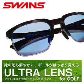 SWANS スワンズ ER1-0167（DMSM）ゴルフ用サングラス スポーツサングラス 偏光レンズ スモーク アイスブルー 石川遼共同開発 UVカット ゴルフに最適 紫外線カット 紫外線予防 メンズ 男性用 プレゼント アジアンフィット