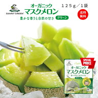 【終売につき処分価格】【送料無料】オーガニックマスクメロン グリーン 125g ／ 青肉 メロン 有機 有機J…