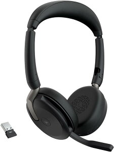 Jabra Evolve2 65 Flex Link380a MS Stereo 26699-999-999 ���C�����X�w�b�h�Z�b�g Bluetooth USB-A�A�_�v�^�[�t Microsoft Teams�F�� �܂肽���� ����