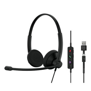 �y�ő�43.5�{�zEPOS IMPACT 100 MS �w�b�h�Z�b�g Microsoft Teams �F�� USB-C+A [�I�ׂ郂�m�����^�X�e���I] �m�C�Y�L�����Z�����O �y�ʐ݌v �ʘb�R���g���[�� UC�r�W�l�X���� �u���b�N �I�����C����c�p 