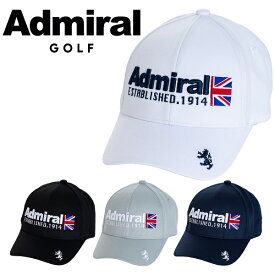 アドミラル ゴルフ キャップ ハーフフラッグ ロゴ ユニセックス Admiral Golf ADMB2F09