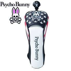 サイコバニー ゴルフ ヘッドカバー ユーティリティ用 Psycho Bunny A/A FLAG H/C UTILITY PBMG1SH3