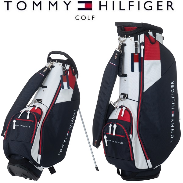 TOMMY HILFIGER GOLF キャディバッグ トミー SIGNATURE ゴルフ ヒルフィガー THMG0SCA スタンドキャディバッグ アウトレットセール 特集 新品未使用正規品