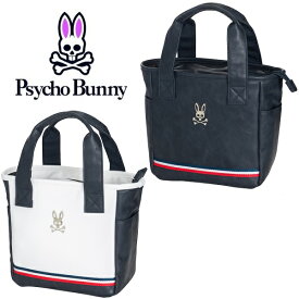 サイコバニー ゴルフ ラウンドトートバッグ Psycho Bunny A/A FLAG ROUND BAG PBMG1FB2