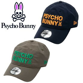 サイコバニー ゴルフ キャップ NEW ERAコラボ メンズ レディース Psycho Bunny PBMG351F