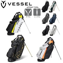 楽天市場】vessel キャディバッグ（モデル年式2024年）（ゴルフ 