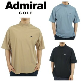 アドミラル ゴルフ メンズ オーバーサイズ メッシュ モックネックシャツ ADMIRAL ADMA336 2023年春夏モデル