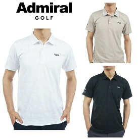 アドミラル ゴルフ メンズ ジオメトリックジャガード ポロシャツ ADMIRAL ADMA348 2023年春夏モデル