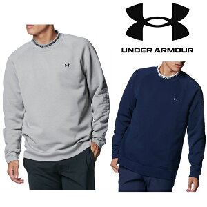 アンダーアーマー ゴルフ メンズ UAドライブ クルーネック セーター UNDER ARMOUR 1388318【2024年秋冬モデル】