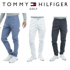 トミーヒルフィガー ゴルフ メンズ シャンブレー テーパードパンツ TOMMY HILFIGER GOLF THMA307 【2023年春夏モデル】