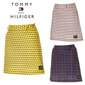 トミーヒルフィガー ゴルフ レディース THキューブプリント スカート TOMMY HILFIGER THLA205 2022年春夏モデル
