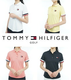 トミーヒルフィガー ゴルフ レディース TH ワイドカフス ワンポイントポロシャツ TOMMY HILFIGER THLA311