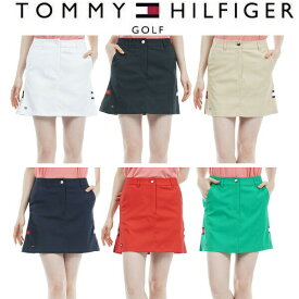 トミーヒルフィガー ゴルフ レディース バックプリーツフラッグ スカート TOMMY HILFIGER THLA319