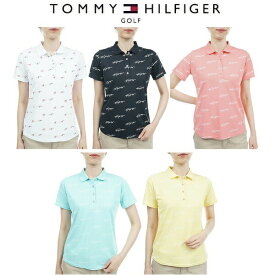 トミーヒルフィガー ゴルフ レディース ロゴモノグラム ポロシャツ TOMMY HILFIGER THLA325