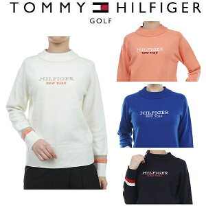 トミーヒルフィガー ゴルフ レディース バックフラッグ ボトルネックセーター TOMMY HILFIGER GOLF THLA367