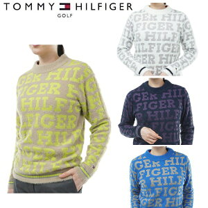 トミーヒルフィガー ゴルフ レディース トーナルロゴ ボトルネックセーター TOMMY HILFIGER GOLF THLA377