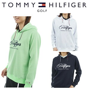 トミーヒルフィガー ゴルフ レディース フロントロゴ ワッフルスウェットフーディー TOMMY HILFIGER GOLF THLA550 2025秋冬モデル