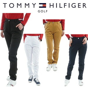 トミーヒルフィガー ゴルフレディース ウィンドプルーフ ロングパンツ TOMMY HILFIGER THLA589 2025年秋冬モデル