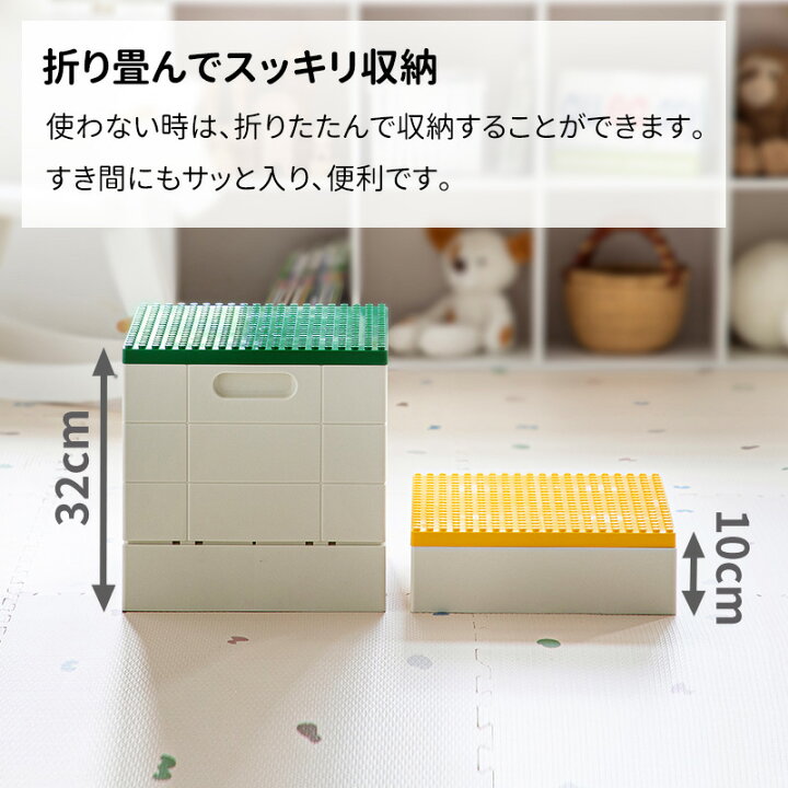 楽天市場】レゴ ブロック収納ボックス デュプロ 基礎板 蓋付 レゴ 収納 