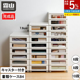 【特典付】組立不要 ファイルキャビネット キャスター付き 6段 8段 10段 レターケース B4サイズ 引き出し 小物 引き出し 収納 デスク収納 書類収納 デスクワゴン キャビネット デスク 書類 ファイル 収納用品 仕切り付き 小物収納 机 オフィス 棚 寝室 幅32.2cm