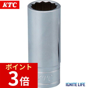 �y�|�C���g3�{ 4/3~4/10�z KTC ���s�@�B�H�� 9.5sq.�Z�~�f�B�[�v�\�P�b�g�\��p �ΕӐ��@8mm �����p9.5mm �S��40mm B3M-08W