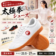 カンフーシューズ 功夫靴 太極拳シューズ 男女兼用 武術 スニーカー 23.5−27cm 長拳 練習用 滑り止め レ…