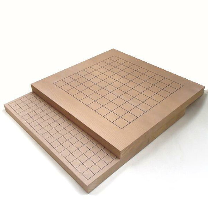 楽天市場】囲碁盤・将棋盤 これは便利 新かや10号卓上囲碁・将棋 両用 