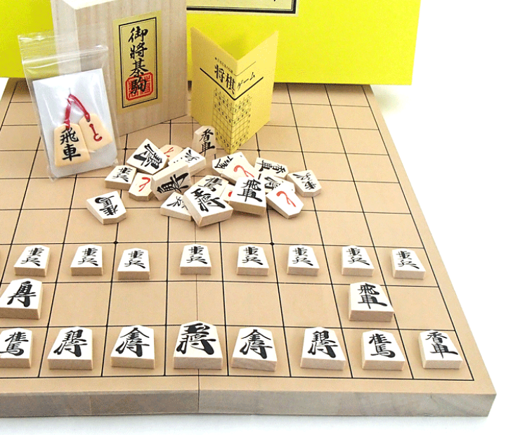 楽天市場】木製将棋盤セット 囲碁ラボオリジナルP製根付け2個つき 新桂